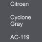 Preview: Citroen, Cyclone Gray, AC-119.